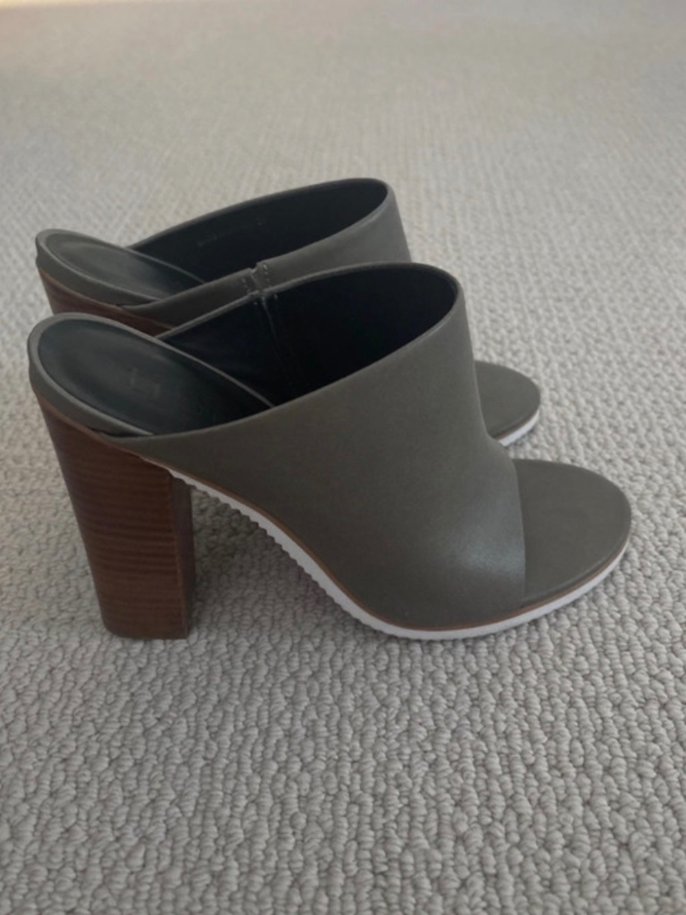 Tibi peep tow mule size 39 (8.5)